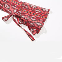 LISA - Blusa de gasa con mangas acampanadas para mujer