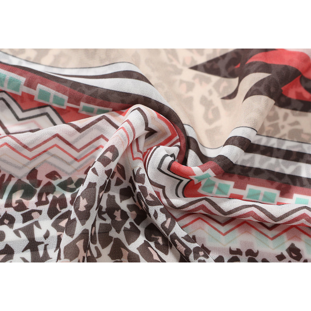 Women's loose and casual chiffon blouse