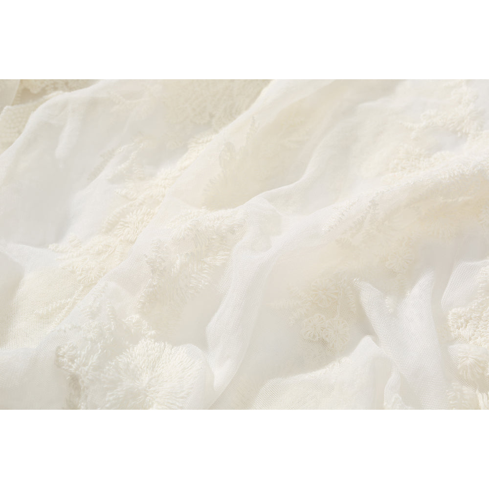 Women's sweet long lace cardigan