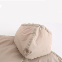 ISODORA - Chaqueta parka extragrande con capucha para mujer