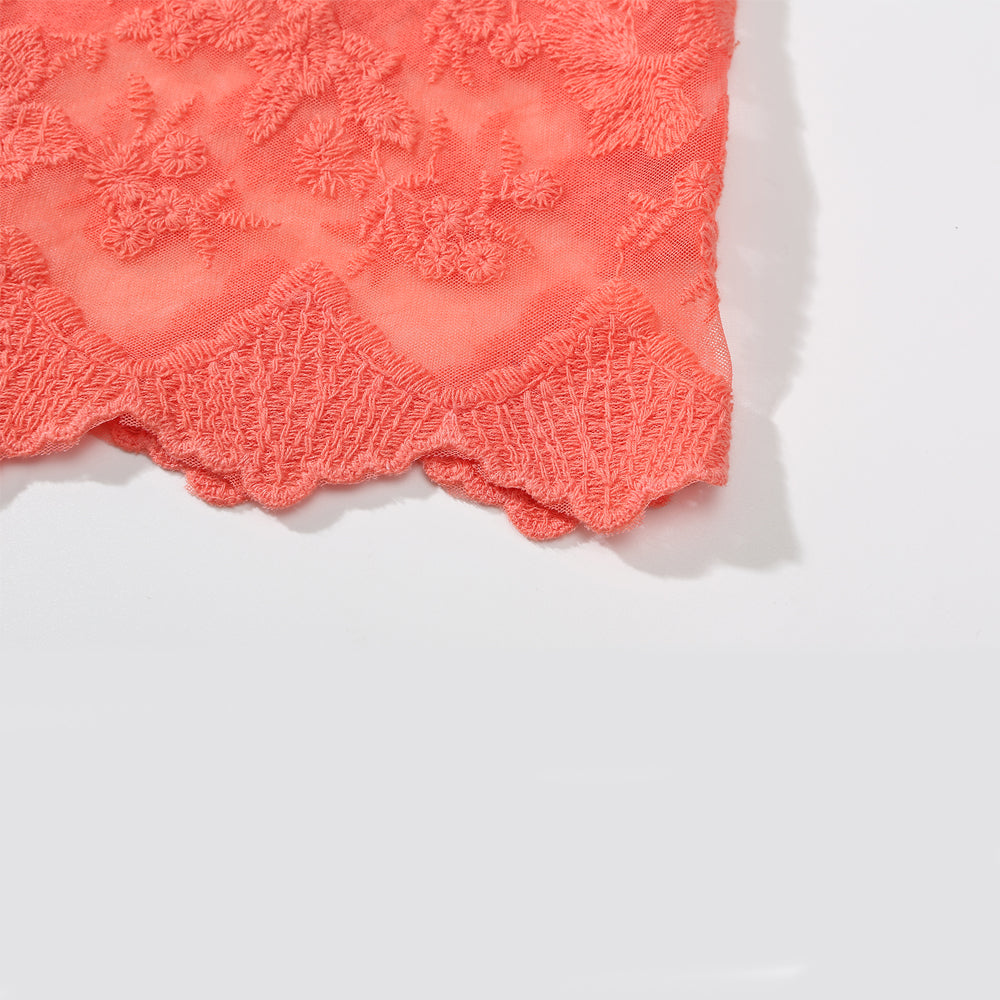 Women's sweet long lace cardigan