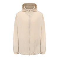 Chaqueta impermeable ligera de poliéster reciclado ecológico con bolsa autoempacable