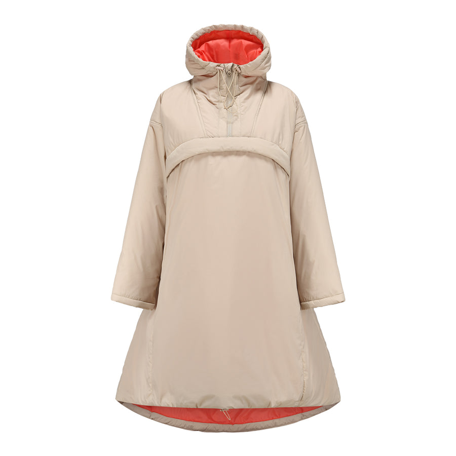 Isodra hood parka beige