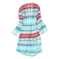 MAYA- Long Body Sheer Chiffon Fashion Long Sleeve Duster