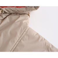 ISODORA - Chaqueta parka extragrande con capucha para mujer