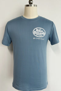 Unisex Free and Easy Daily Eco Short Sleeved Running Tee- M-01-002- Black, White,Slate Blue,Forest Green,Orange