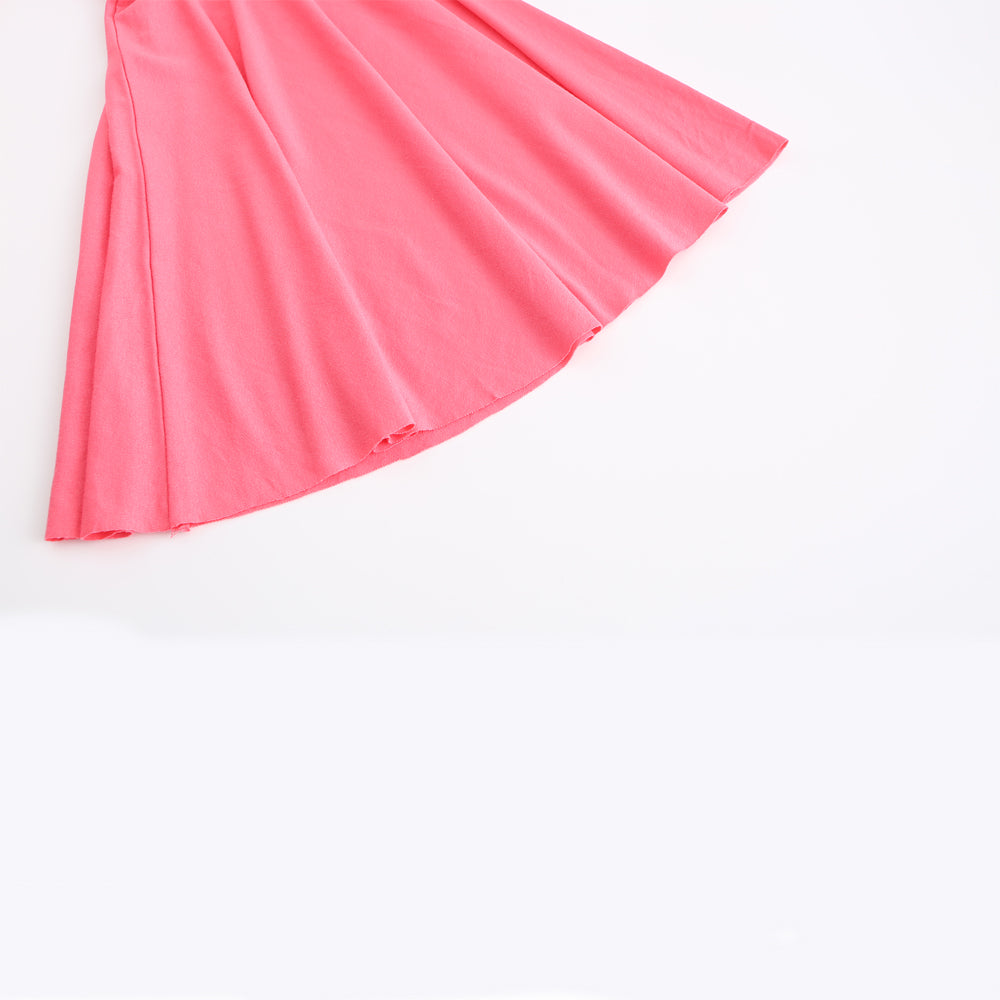 Women's embroidered ruffle edge long sleeved T-shirt