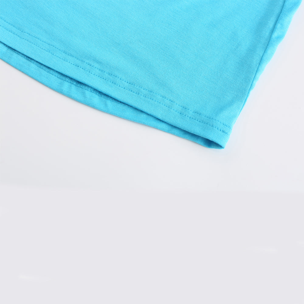 Women's floral print patchwork short-sleeved T-shirt