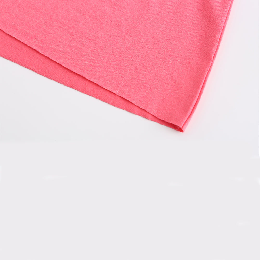 Túnica de punto suave y ceñida con escote en V para mujer con mangas con vuelo femeninas y diseño de bordado cruzado