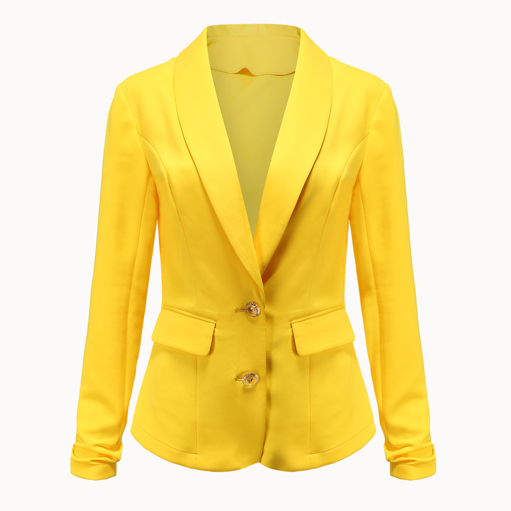 Martina suit jacket yellow