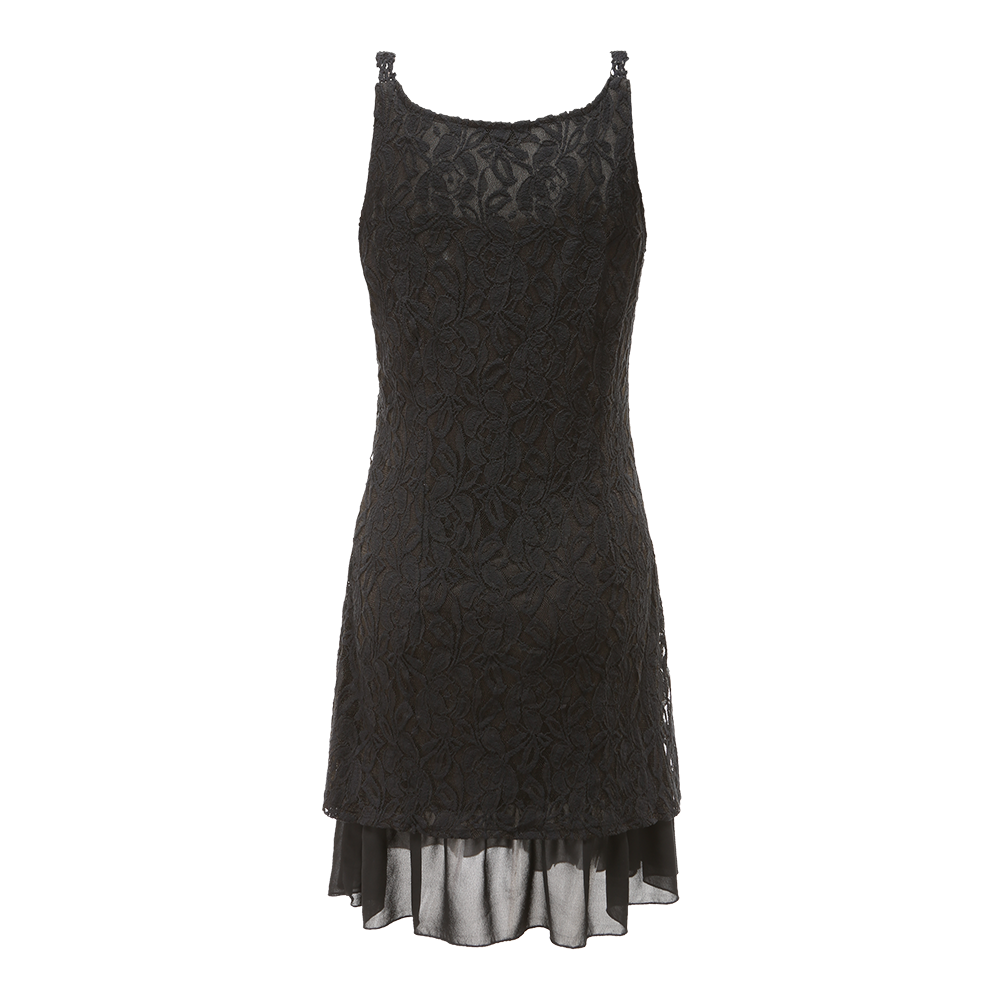 Women's Lace Sleeveless Suspender Dress