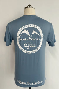 Unisex Free and Easy Daily Eco Short Sleeved Running Tee- M-01-002- Black, White,Slate Blue,Forest Green,Orange