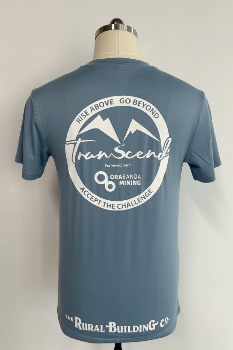 Unisex Free and Easy Daily Eco Short Sleeved Running Tee- M-01-002- Black, White,Slate Blue,Forest Green,Orange