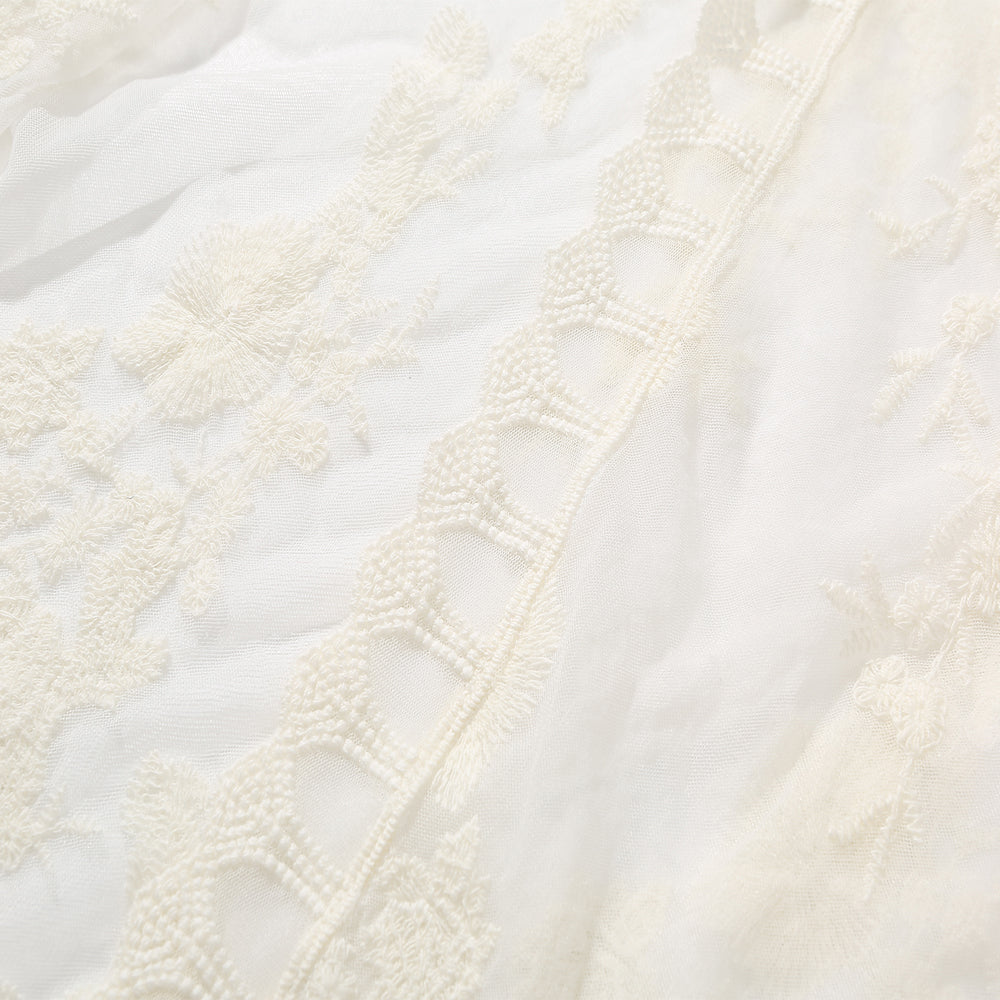 Women's sweet long lace cardigan