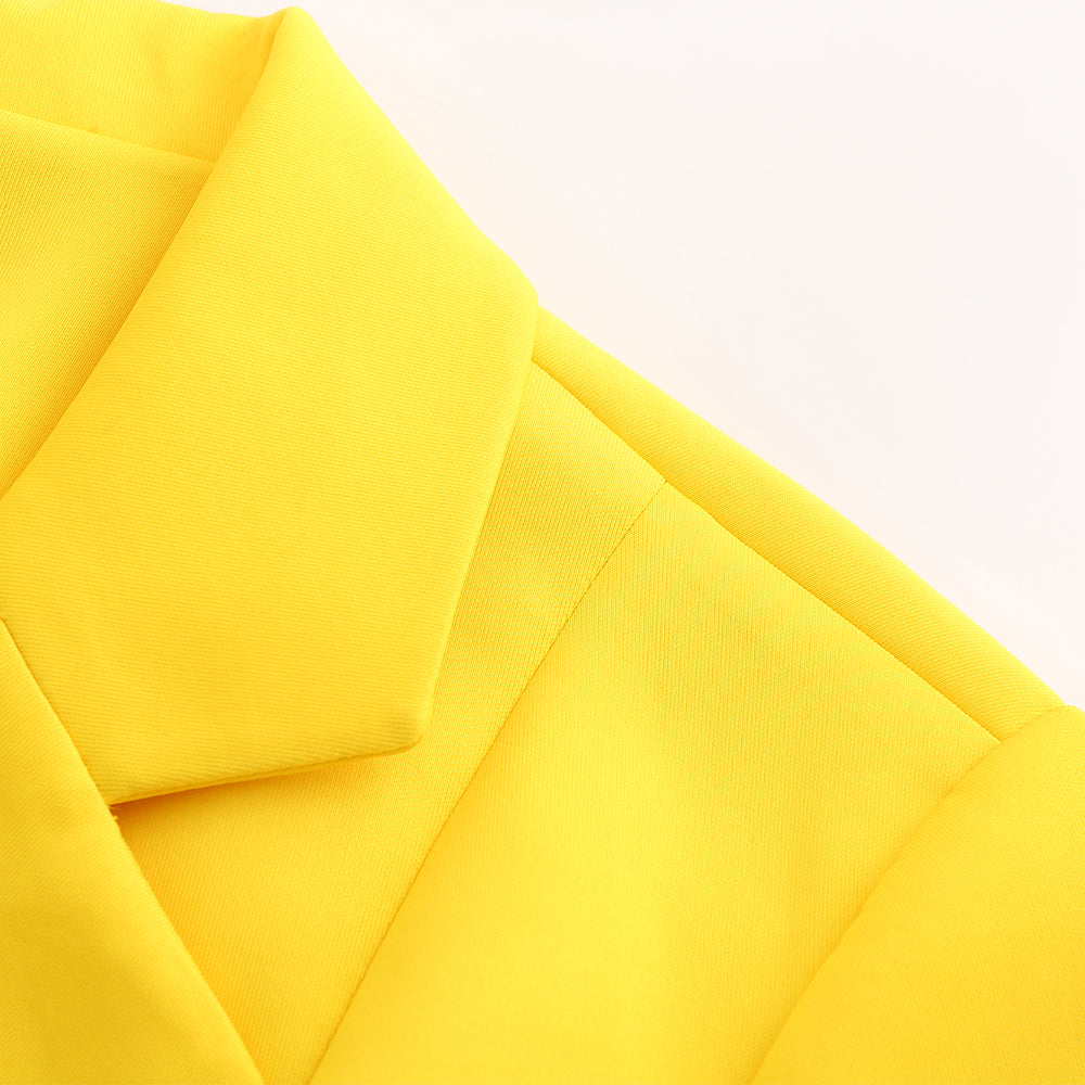 Chaqueta de traje de punto suave y acogedora hasta la cadera para mujer