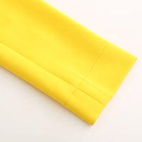 Chaqueta de traje de punto suave y acogedora hasta la cadera para mujer