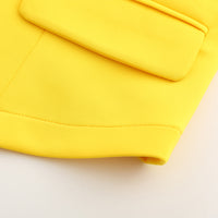 Chaqueta de traje de punto suave y acogedora hasta la cadera para mujer