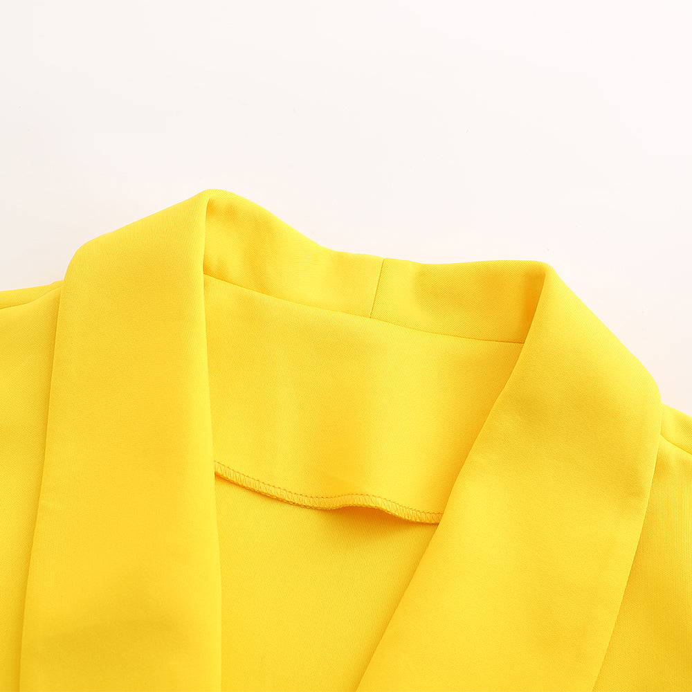 Martina suit jacket yellow