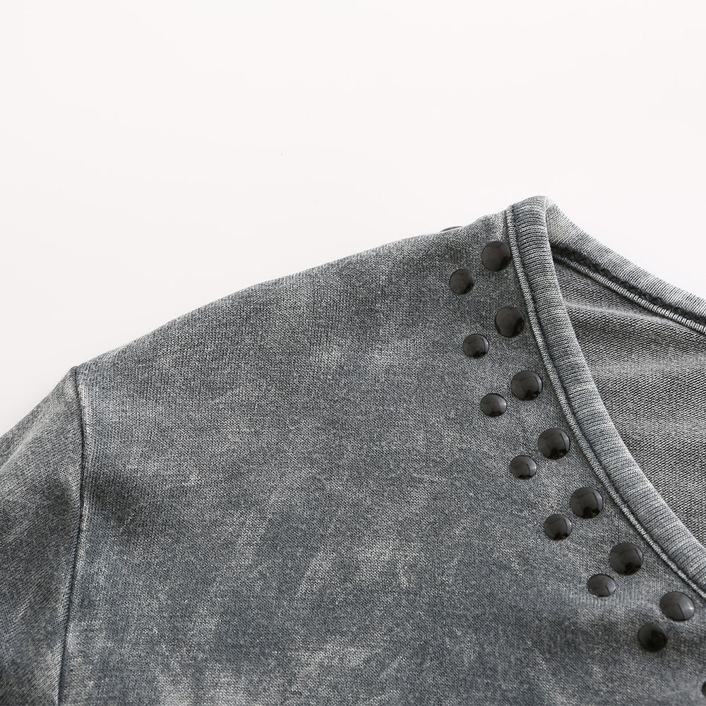 Livia beads Tee graphite