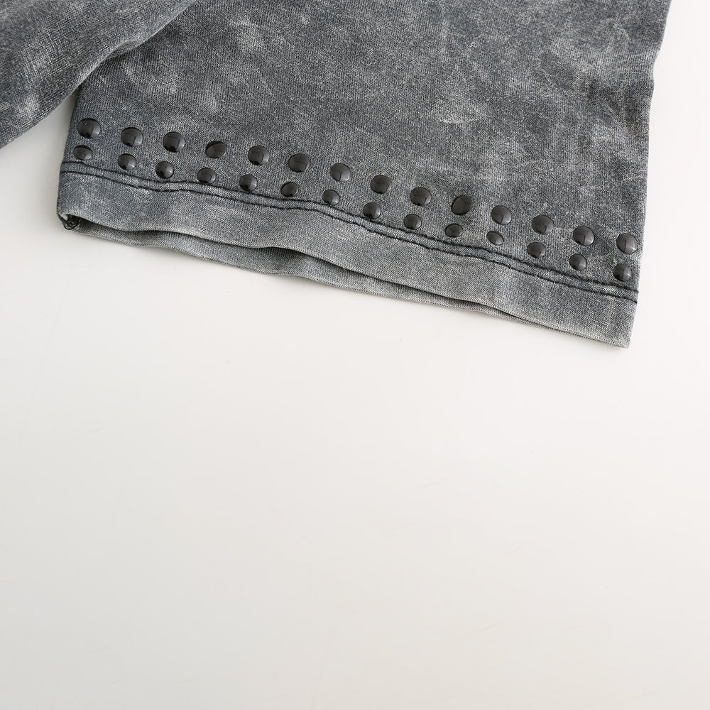 Livia beads Tee graphite
