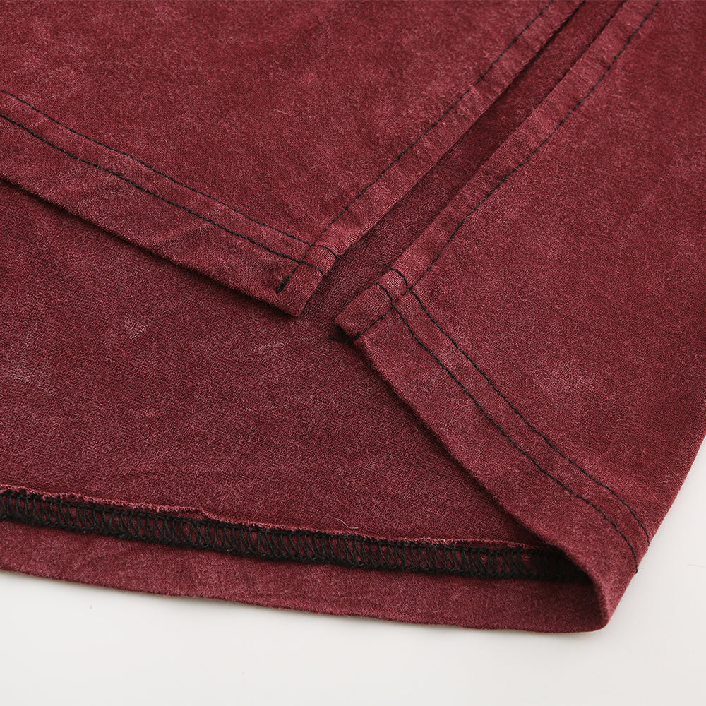 woman's Kim embroidered duster burgandy