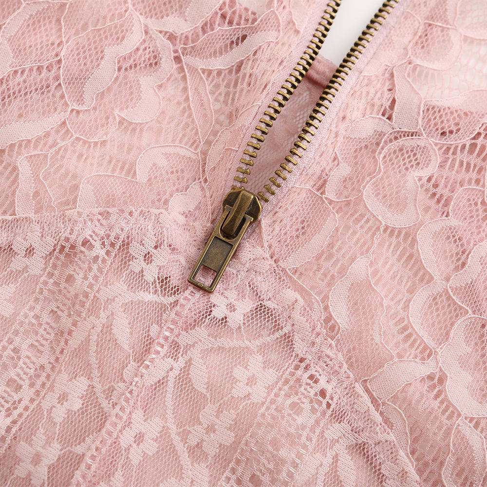 Women's lace panel dress