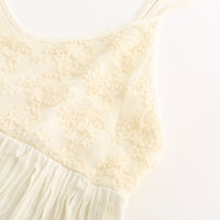 Women's Lace Cami Top with Flowy Fringes