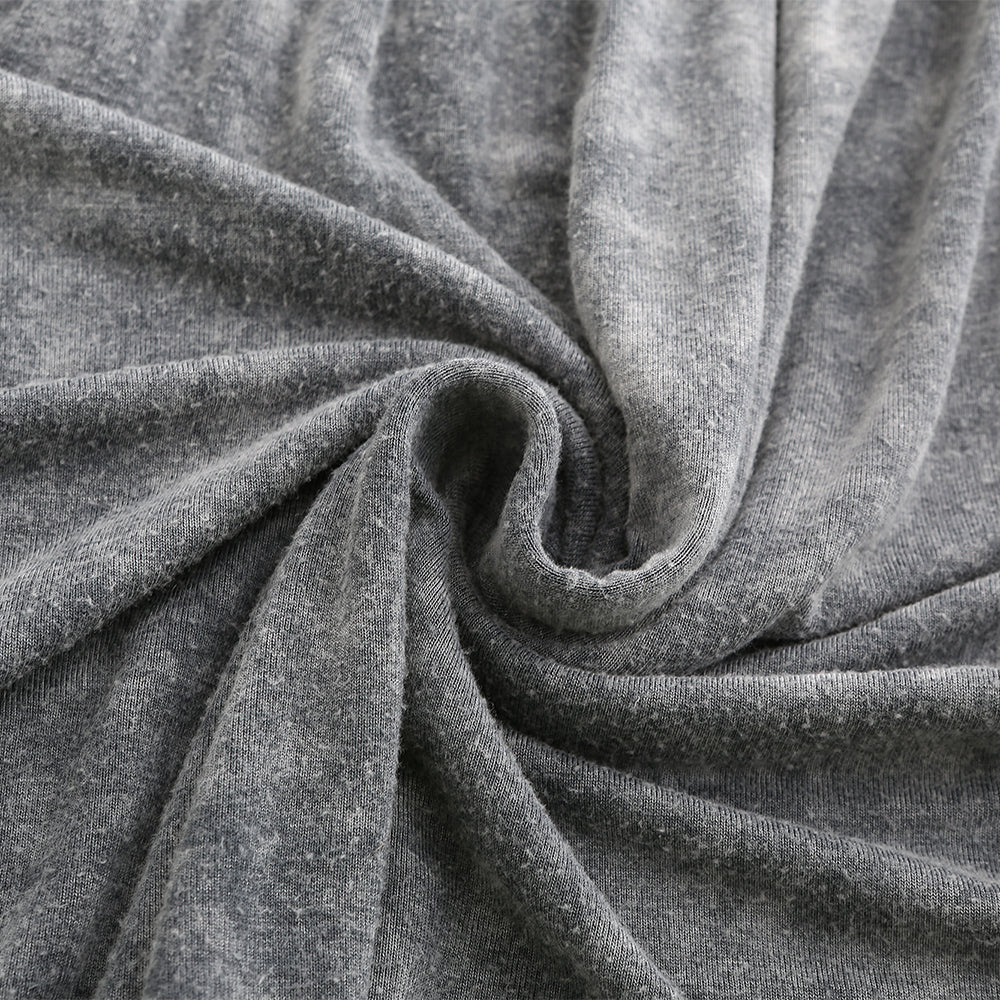 Women's lace-trimmed washed cotton mid-sleeve shirt