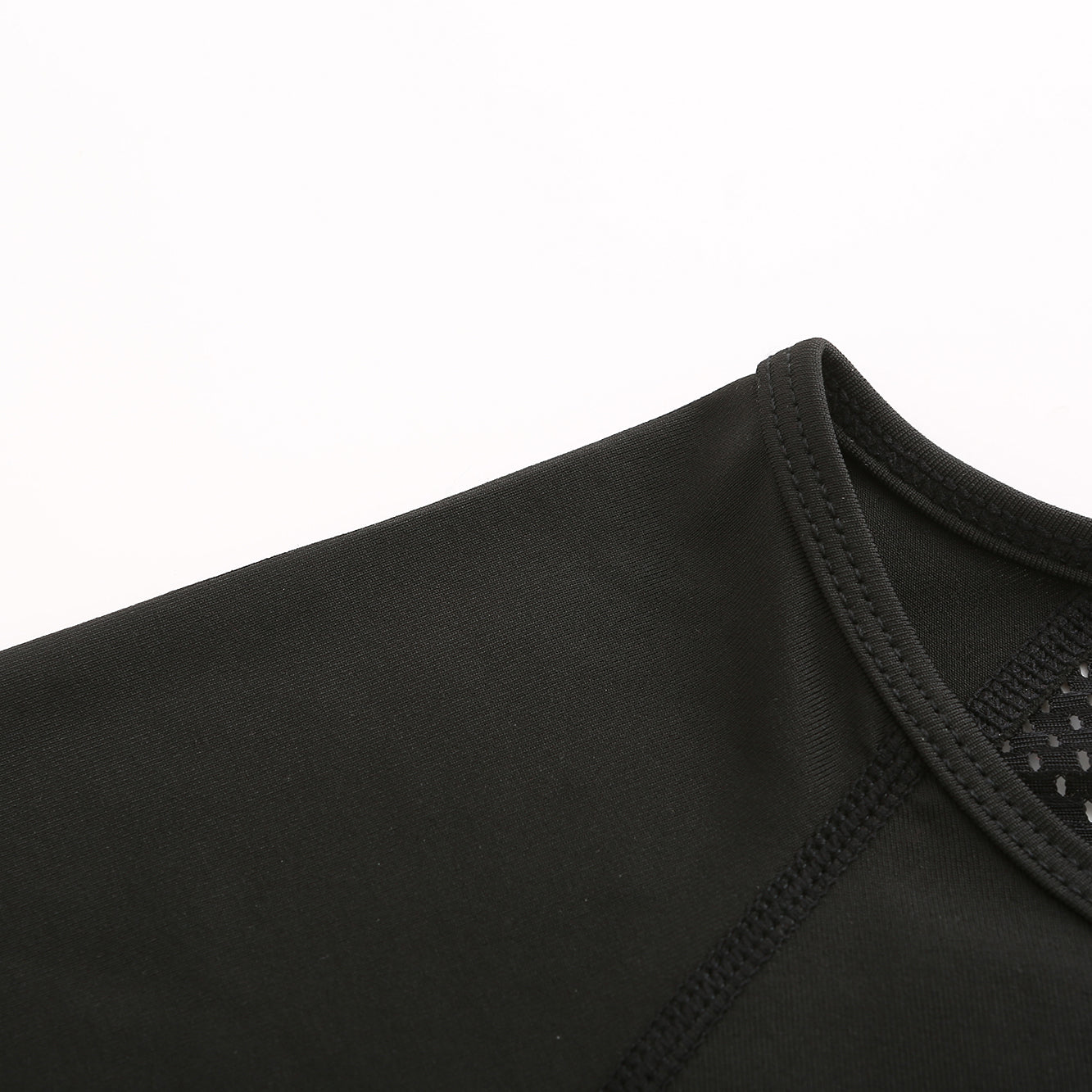 Women's breathable mesh splicing sports short sleeved shirt