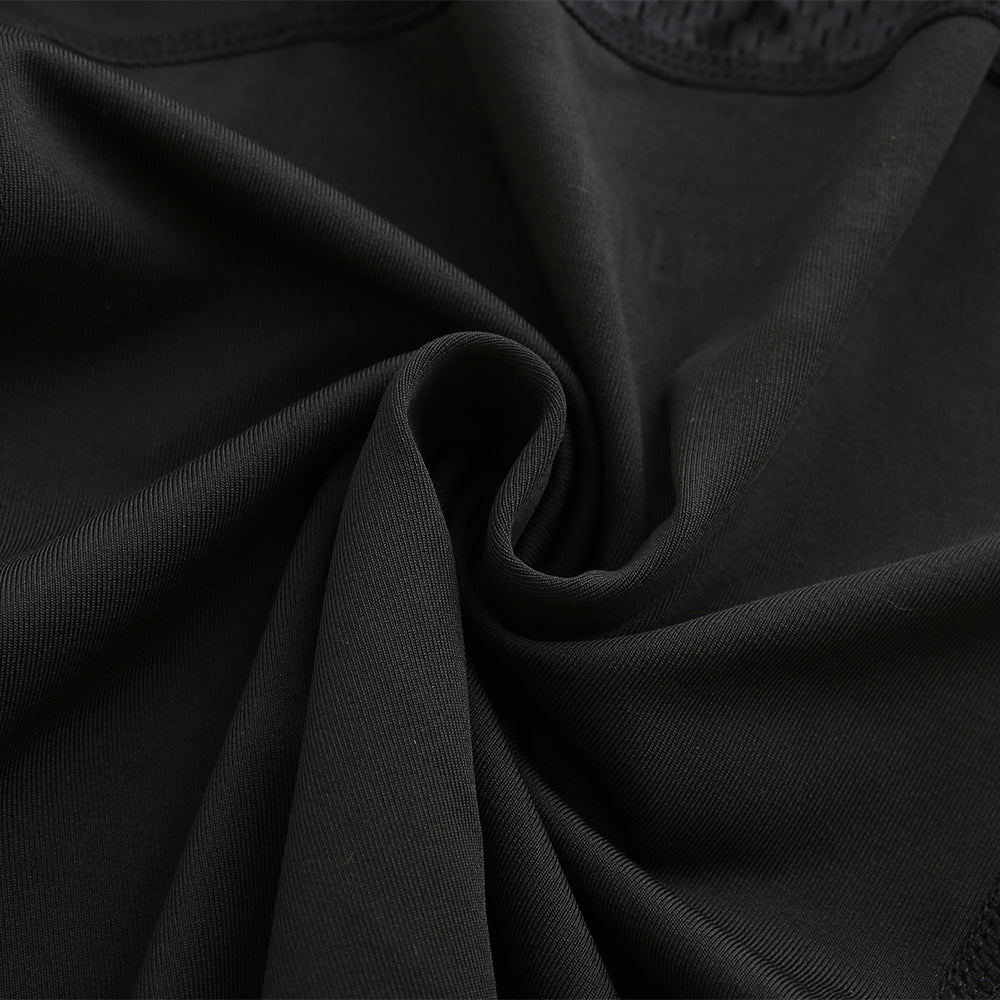 Women's breathable mesh splicing sports short sleeved shirt