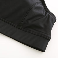 Top deportivo corto con espalda nadadora y ajuste Huggie para mujer