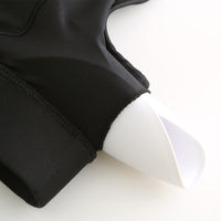 Top deportivo corto con espalda nadadora y ajuste Huggie para mujer