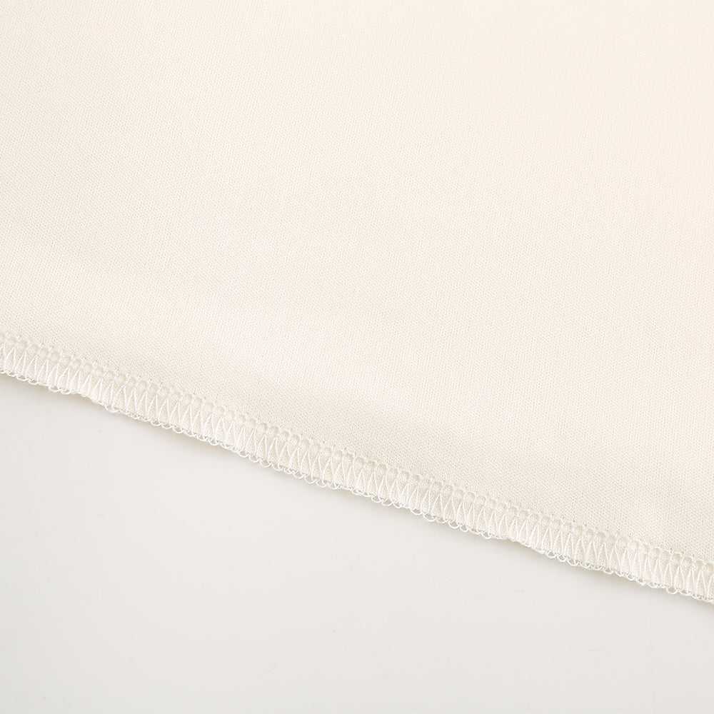 Women's round-neck long-sleeve lace ribbon-tied dress