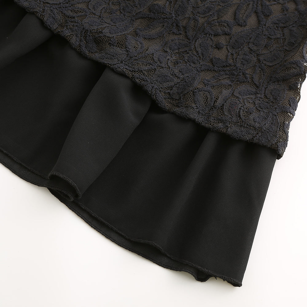 Women's Lace Sleeveless Suspender Dress