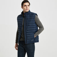 Chaleco acolchado para hombre: chaleco térmico ecológico de poliéster reciclado