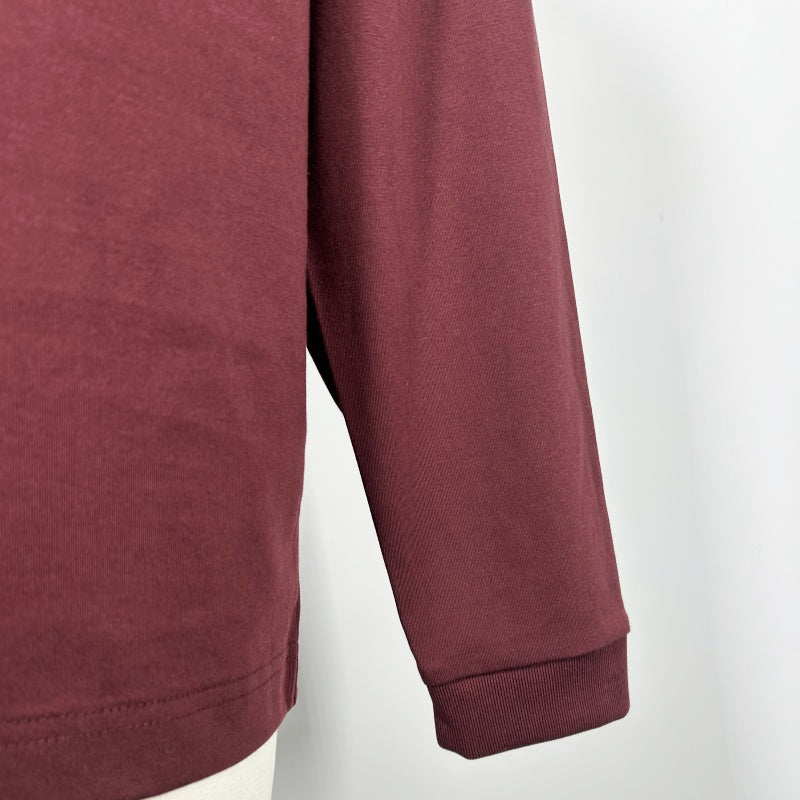 Camiseta Henley de manga larga para hombre | Mezcla de algodón 70% | 240 g/m² M-01-004 Azul marino