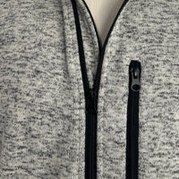 Chaleco polar con cremallera completa para hombre | Bolsillos con cremallera | Imprescindible para usar en capas | M-10-003-Avena