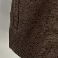 Men’s Full-Zip Fleece Vest |Zippered Pockets| Layering Essential|M-10-003-Dark Choc