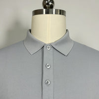 Unisex Performance Dry-Fit Piqué Polo Shirt U-01-006 Light Grey,Denim