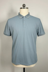 Unisex Performance Dry-Fit Piqué Polo Shirt M-01-006 Denim