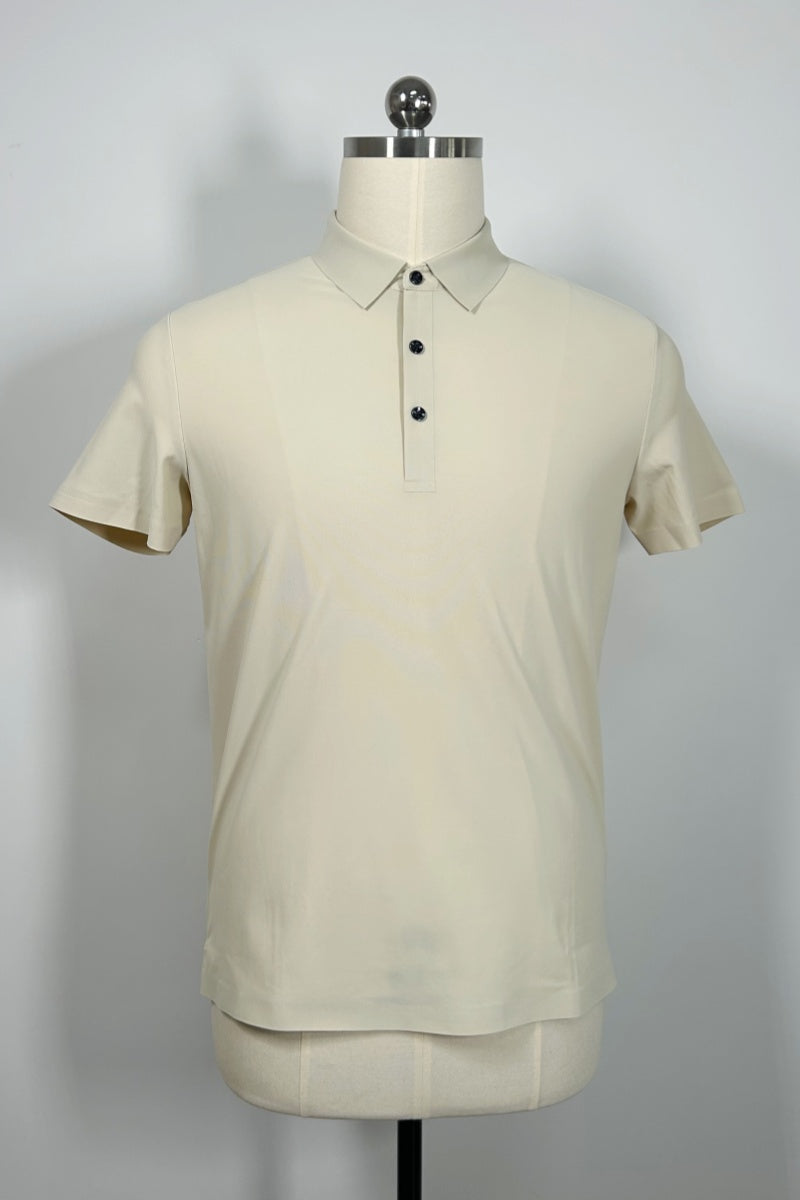 Polo unisex de piqué de alto rendimiento con costuras térmicas. Ideal para golf o ropa deportiva. M-01-007 Azul marino