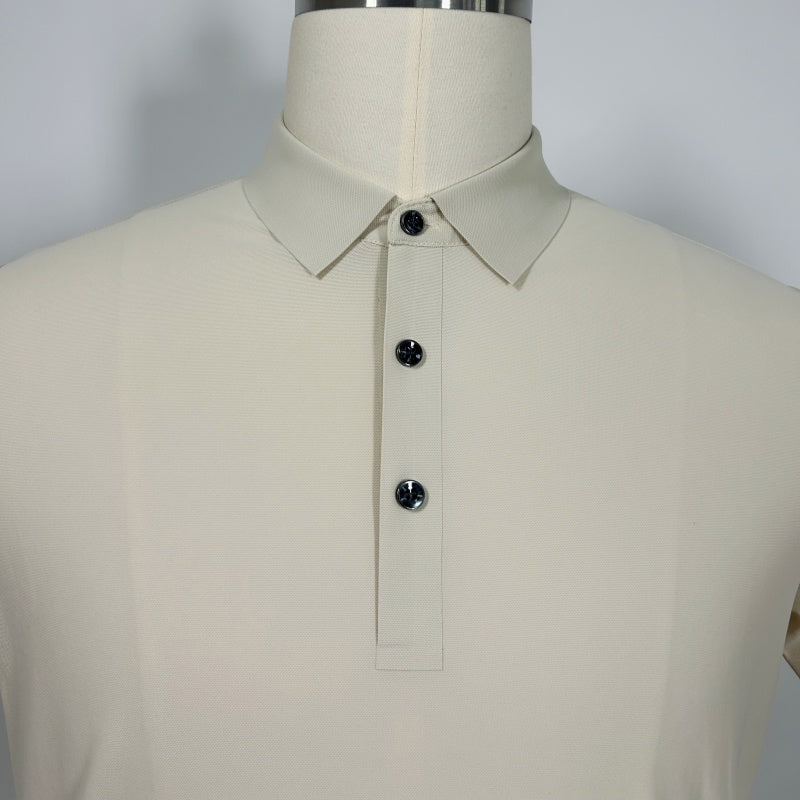 Polo unisex de piqué de alto rendimiento con costuras térmicas. Ideal para golf o ropa deportiva. M-01-007 Azul marino