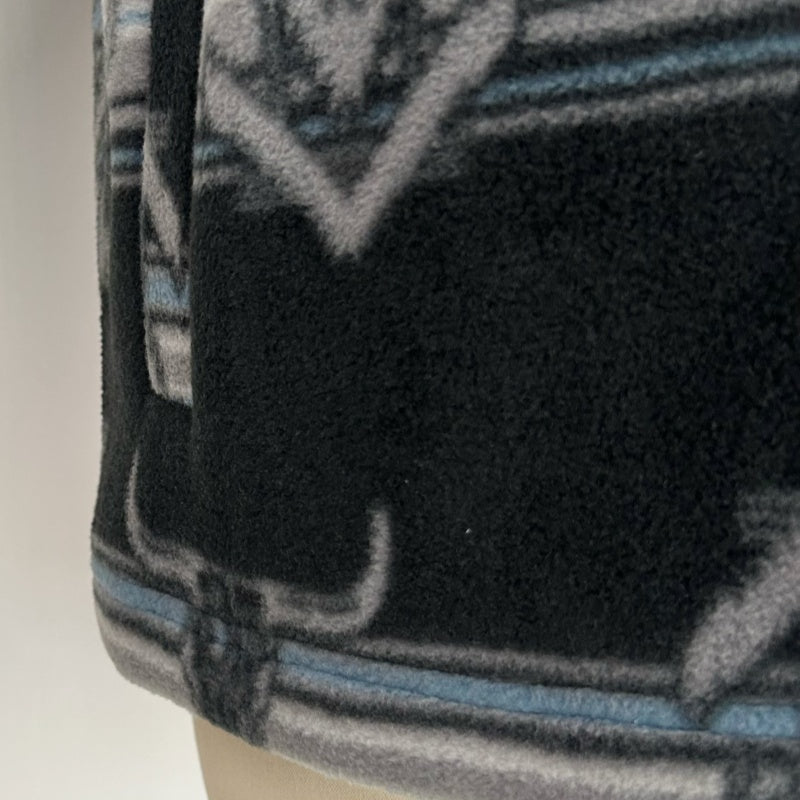 Unisex Big Fleece Shirts|Simple and Premium|Hip Pockets|Button-Up|W-06-001 BlackBlue