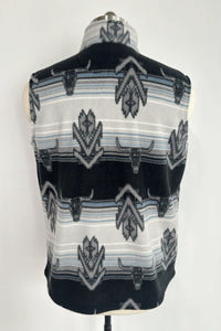 Lushest Fleece Vest|Full Front Zip|Welt Hip Pockets|W-06-002-BlackBlue