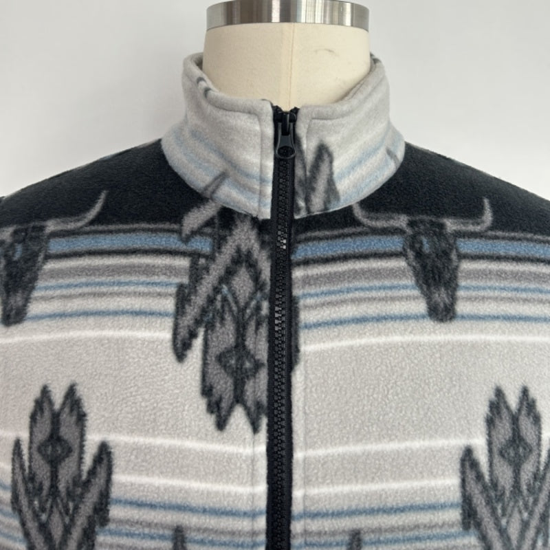 Lushest Fleece Vest|Full Front Zip|Welt Hip Pockets|W-06-002-BlackBlue