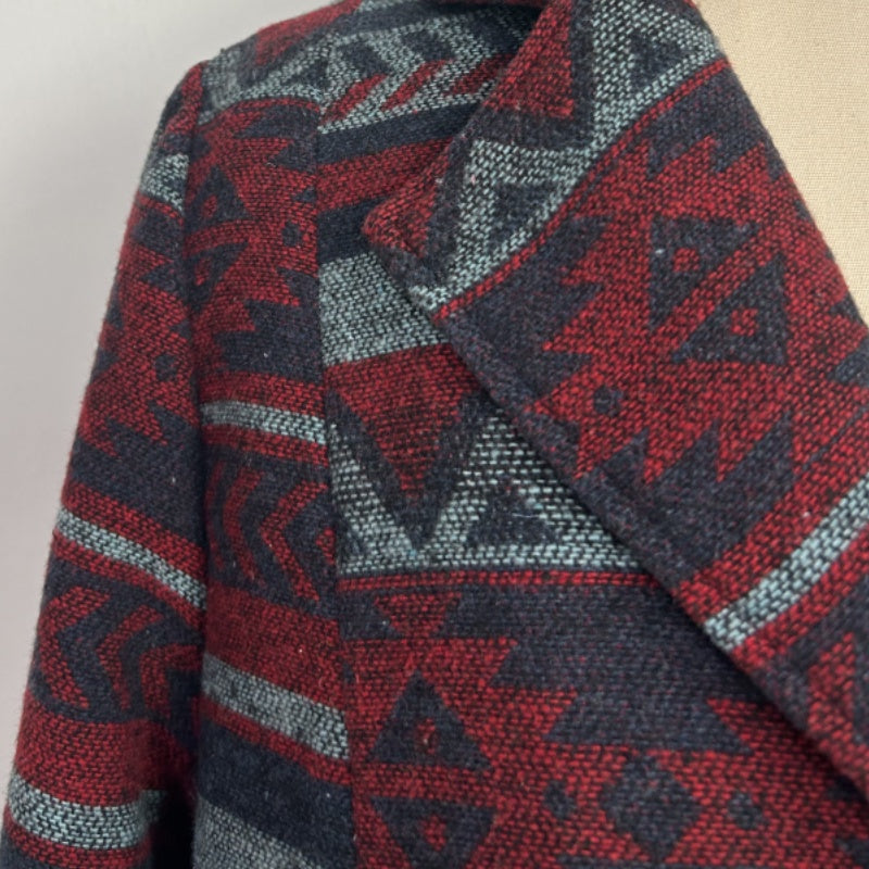 Women's Elegant Wool Jacket with Suit-type Collar and Feminine Flow|W-02-002-480