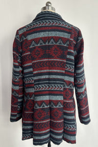 Women's Elegant Wool Jacket with Suit-type Collar and Feminine Flow|W-02-002-480