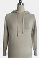 Women's Soft Knit Hooded Sweater-Relaxed Everyday Essential W-03-012-Oatmeal