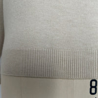 Women's Soft Knit Hooded Sweater-Relaxed Everyday Essential W-03-012-Oatmeal