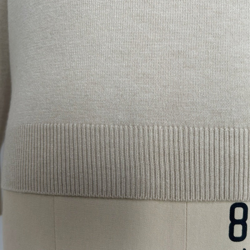 Women's Soft Knit Hooded Sweater-Relaxed Everyday Essential W-03-012-Oatmeal